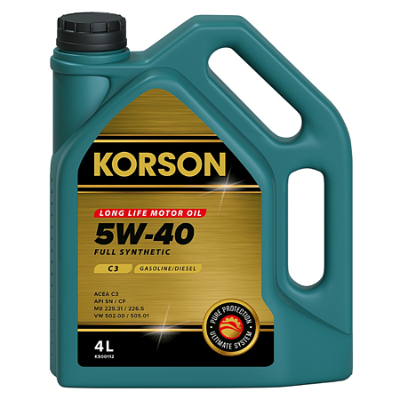 5W-40 FULL SYNTHETIC C3 4л (синт. мотор. масло.)