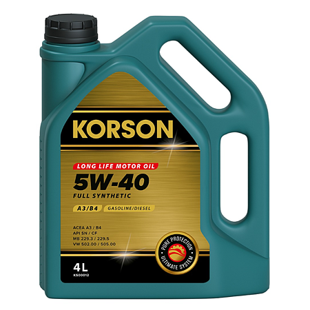 5W-40 FULL SYNTHETIC A3/B4 4л (синт. мотор. масло.)