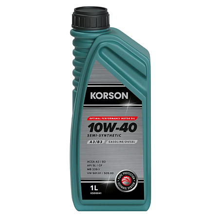 10W-40 SEMI SYNTHETIC A3/B3 1л (полусинт. мотор. масло.)