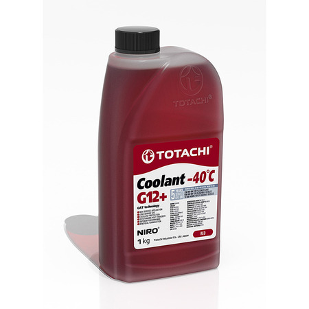 Антифриз, готовый раствор G12+ -36 красный 1л