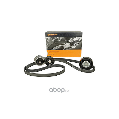 Ремень 6PK2137 (КОМПЛЕКТ с роликами) общий GAMMA Hyundai Solaris 10-, Kia Rio 11-, Cerato 04- 1.4i-1.6i (ГУР + конд)