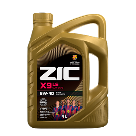 Масло ZIC X9 LS Diesel 5W40 4л